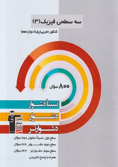 سه سطحی فیزیک دوازدهم تجربی قلم چی